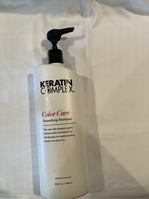 Keratin Complex Color Care Smoothing Shampoo 33.8 Oz For Frizz-Free Shiny Hair