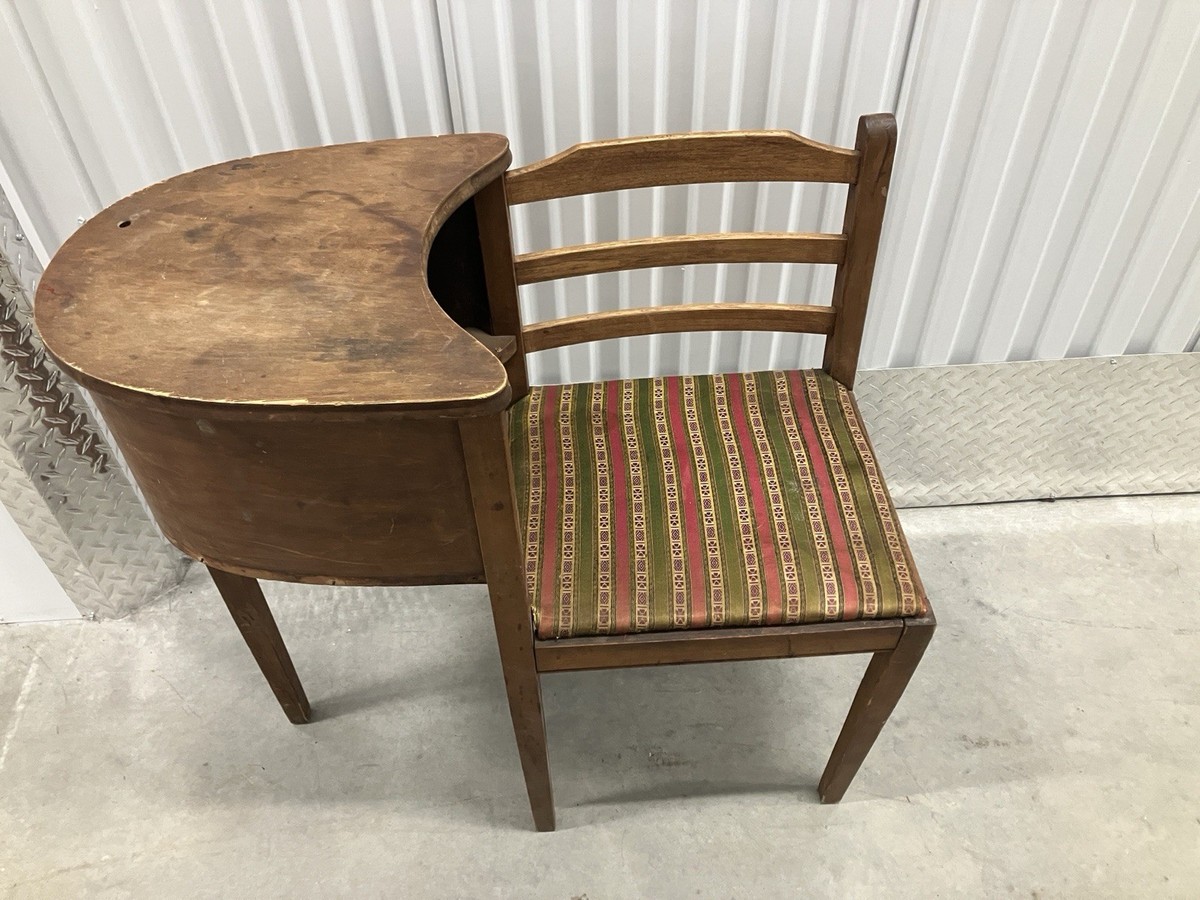 Antique telephone table Gossip bench For Restauration
