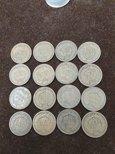 LOT of 16 INDIAN HEAD PENNIES 1800s -1900s Average Grades Unsearched Estate Liq - Picture 6 of 10