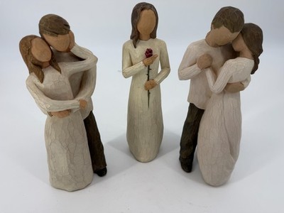 Willow Tree Demdaco Figurine Lot Couple Romance Angel Love Home Decor