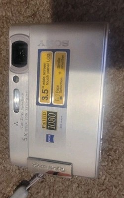 Sony Cyber-shot DSC-T200 8.1MP Digital Camera - Silver for sale