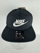 Nike Dri-FIT Pro Structured Futura Golf Cap/Hat-Adult S/M- FB5380-010-New w Tags