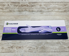 Halyard PURPLE NITRILE MAX Exam Gloves 44994 1 BOX Size: LARGE Exp: 03/27