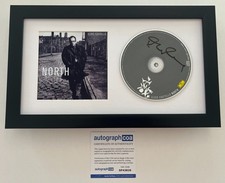 ELVIS COSTELLO SIGNED AUTOGRAPH NORTH FRAMED & MATTED CD w/EXACT PROOF & COA