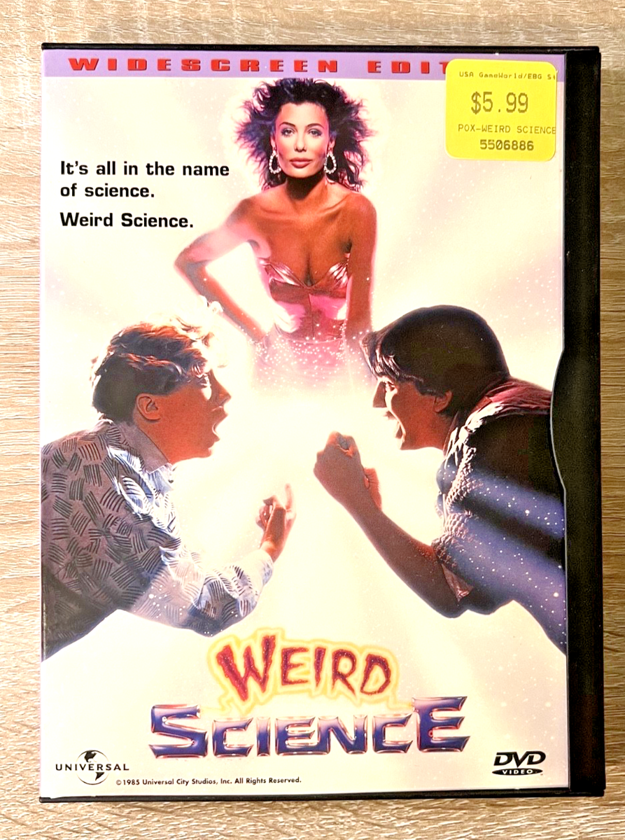 Weird Science DVD 1985 Comedy Fantasy Romance Movie 80's Snapcase