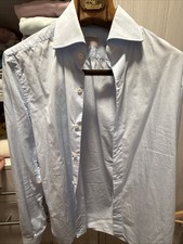 The Armoury Cotton Oxford Spread Collar Shirt Blue Size 38 (15)