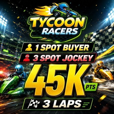 Tycoon Racers Full Carry 45K PTS For Monopoly Go [ Pre order 20 May ]