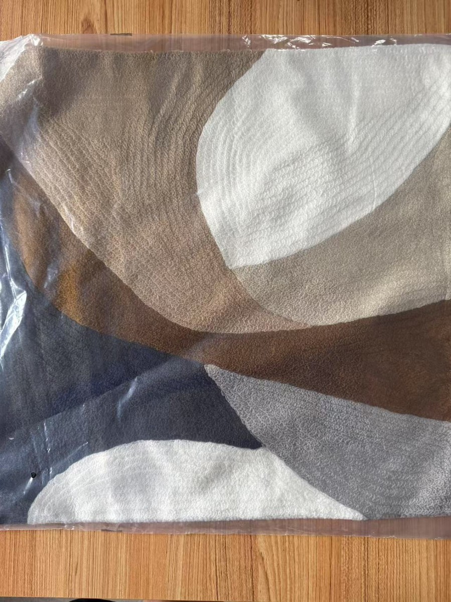 West Elm Crewel Arches Art Pillow Cover 20”x20” (slate) NWT