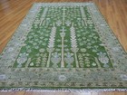 Turkish Oushak Rug, Geometric Multicolored Handmade Bohemian Rug 6x9 Ft — photo 4