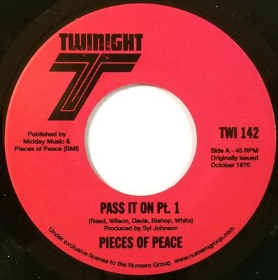 Pieces of Peace Pass It On Pt. 1/pt. 2 (Vinyl) 7'' Single (US IMPORT)
