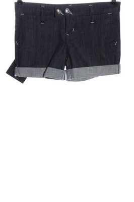 TAKE TWO Hot Pants Damen Kurze Hose Gr. DE 36 blau Casual-Look