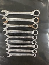 Craftsman Sae Ignition Wrench Set 9 Piece Set Combination Wrenches Chrome -set 2