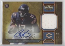 2012 Topps Triple Threads Rookie Relics Gold 7/25 Alshon Jeffery Auto 8w9