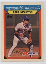 1988 Topps Kmart Memorable Moments Paul Molitor #17 HOF 1oa8