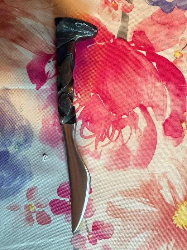 railroad spike knife