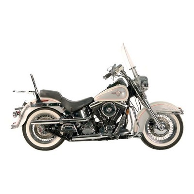 Komplett-Auspuff Paughco Shotgun Chromstahl Für Harley Davidso