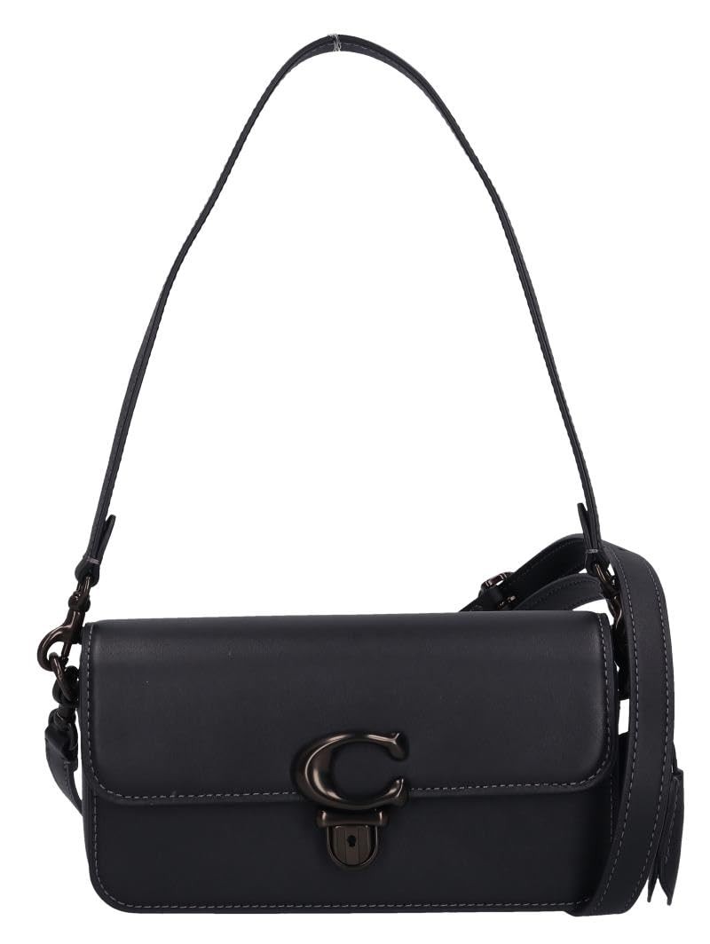 Coach Shoulder Bag Ce331 V5Blk Zipper Black 1.10 Pound Snap