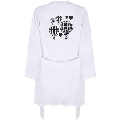 Small 'Hot Air Balloons' Adult Dressing Robe / Gown (RO00099368)
