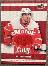 2025-26 Detroit Red Wing Centennial Valtteri Filppula Motor City Material Jersey