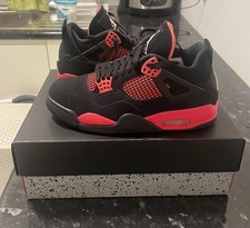 Nike Air Jordan 4 Red Thunder | Uomo UK Taglia 7.5 | Usate