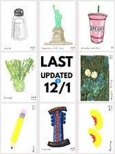 12/3 Over 250+ Individual Mini Print LOOK Anastasia Inciardi Machine Prints