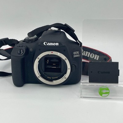 Canon E0S 2000D 24.1MP Digital SLR DSLR Camera Body Only
