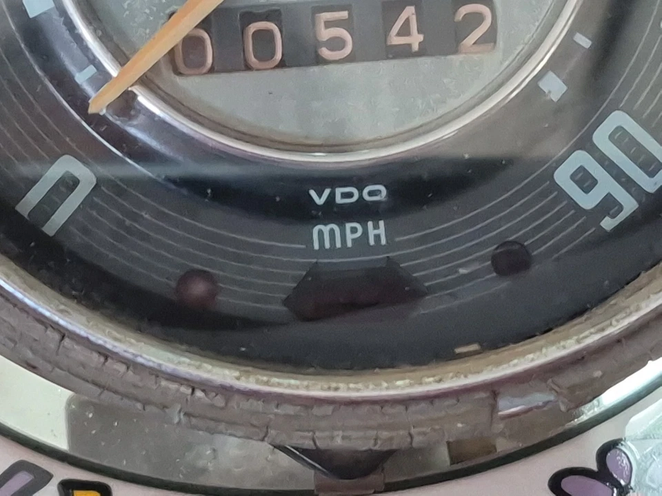VW Beetle Speedometer, 1963-1967 Volkswagen VDO. Speedo. Untested - Image 2 of 4