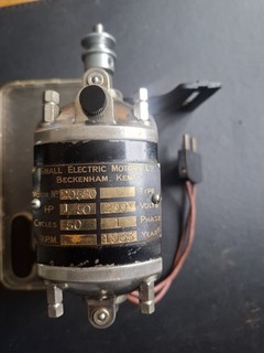 Sewing Machine Small Electric Motors Ltd Beckenham Kent 1933