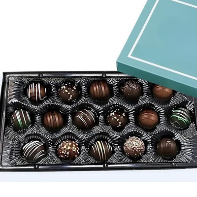 Andy Anand Chocolatier Gluten Free Belgian Dark Chocolate Truffles Gift Box - Al