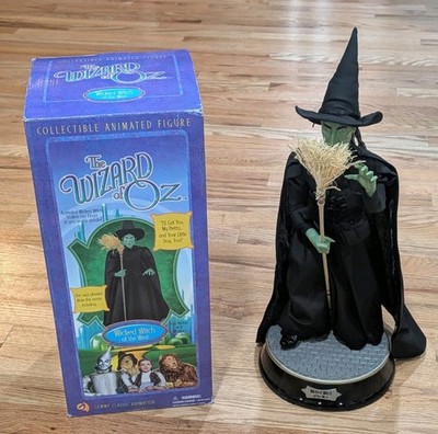 Wizard Of Oz Wicked Witch Gemmy Animation 2001 Action Figure Talking VTG Tested