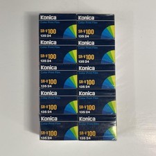 10-Pack KONICA DX SR-V 100 Color Print Film 135/24 Expired Nov 1989 Sealed NOS
