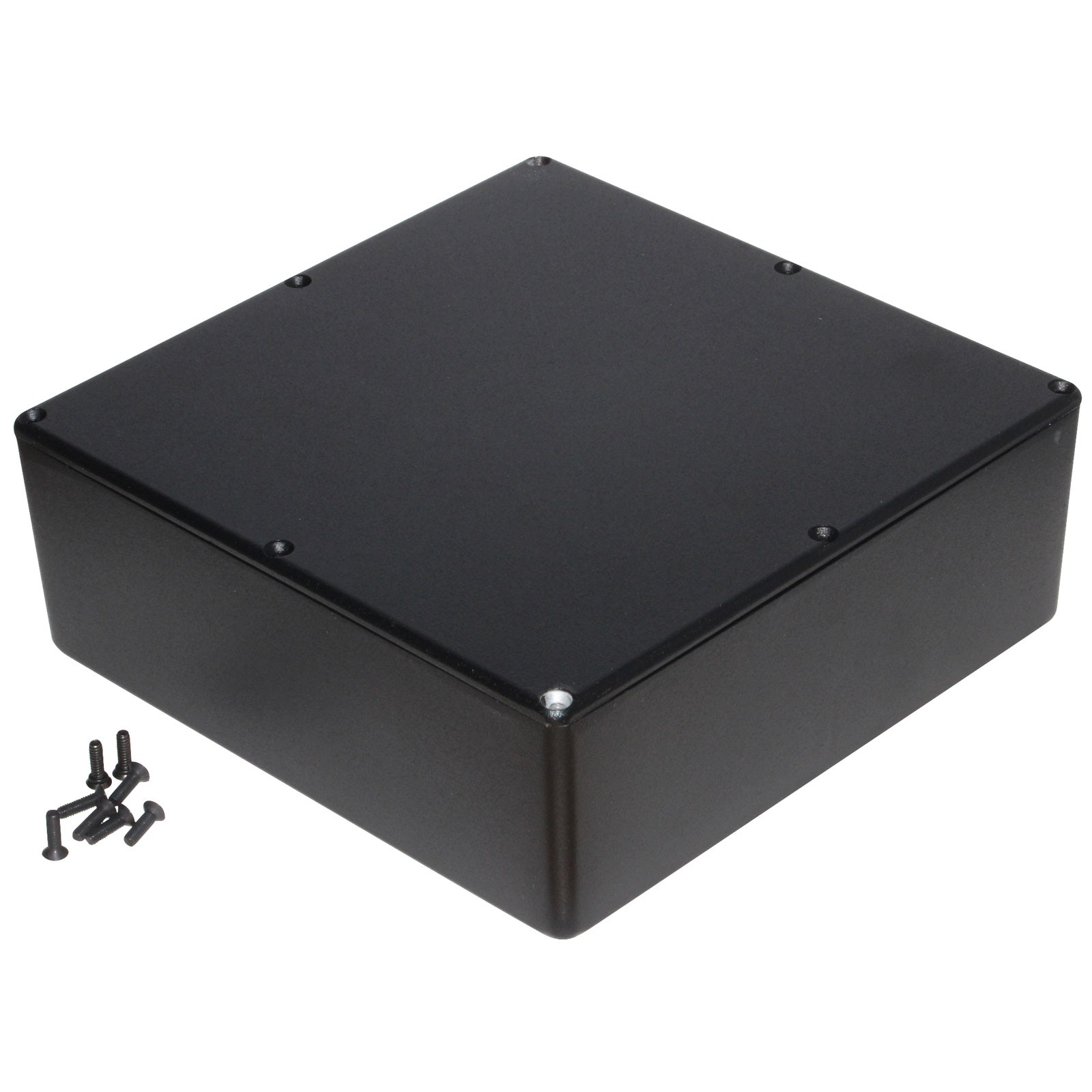Hammond Watertight Diecast Enclosure Black (187.5 x 187.5 x 67mm)