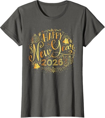 Happy New Year Eve Party Christmas Design Fun Ladies' Crewneck T-Shirt