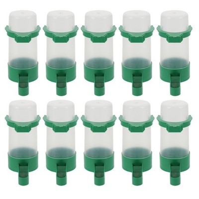 3 Count Bird Feeding & Watering Supplies Parakeet Dispenser for Cage