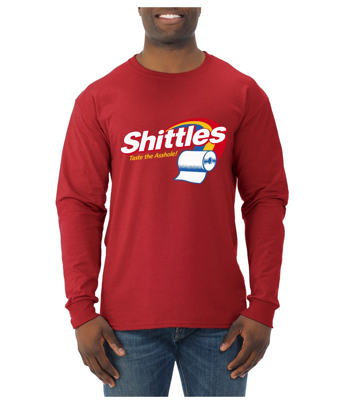 Shittles Mens Long Sleeve Shirt