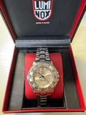 Luminox Series 3200 Silver 3210 Watch Used Small Scratches 2016 From Japan