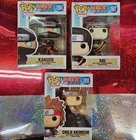 Funko Anime Pop Lot Of 3 Naruto Shippuden Kakuzu Sai Akamichi