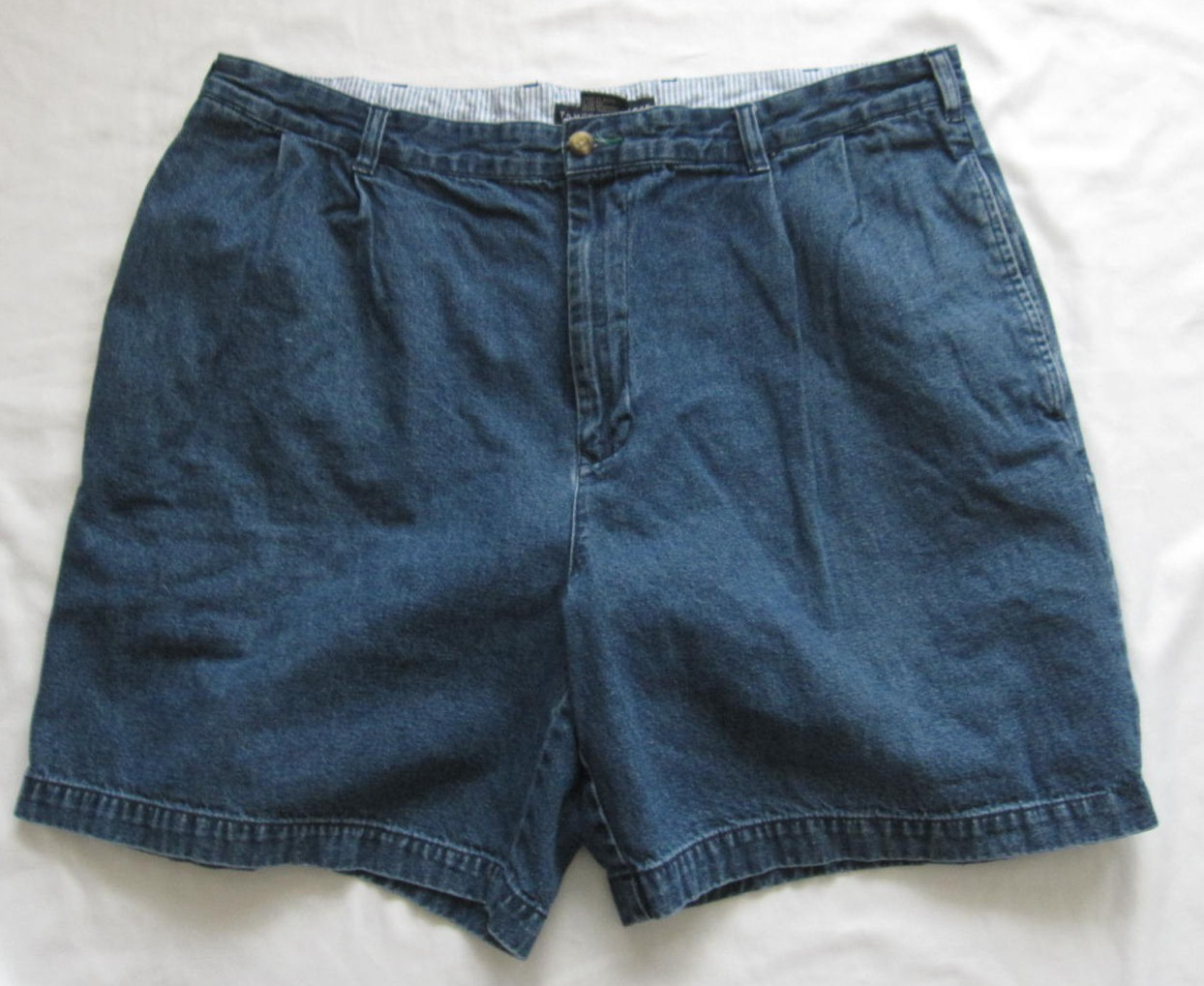 Vtg Tommy Hilfiger Chambray Men Streetwear Retro Minimalist Shorts Sz 38 (MP451)