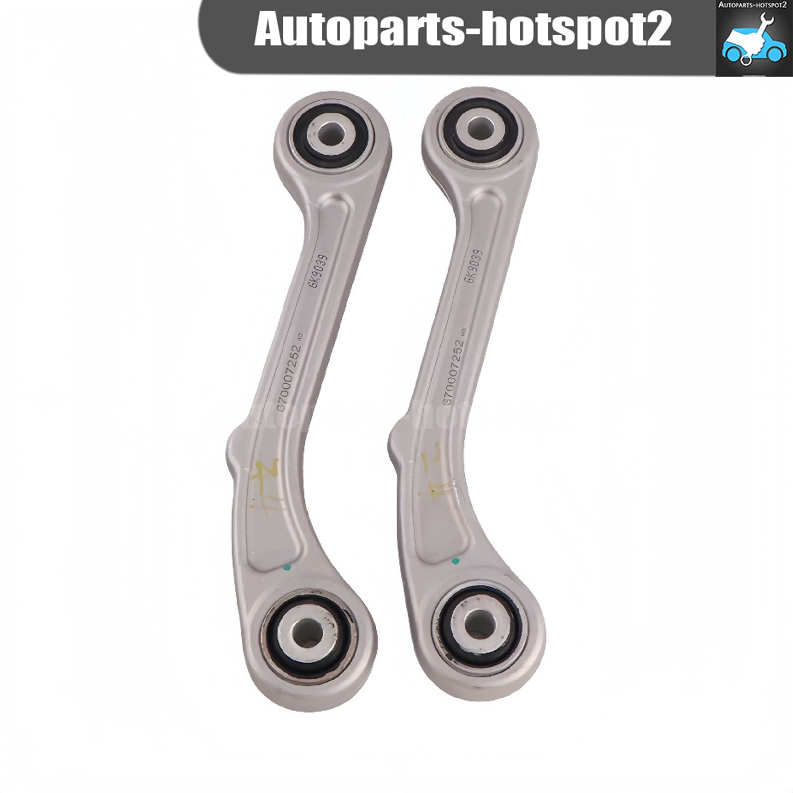 2* Rear Upper/Lower Control Arms fits Maserati Ghibli Quattroporte 14+ 670007252