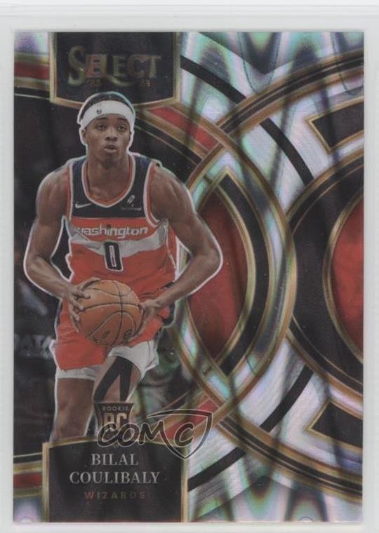 2023 Panini Select Premier Level Tectonic Prizm Bilal Coulibaly #131 Rookie RC