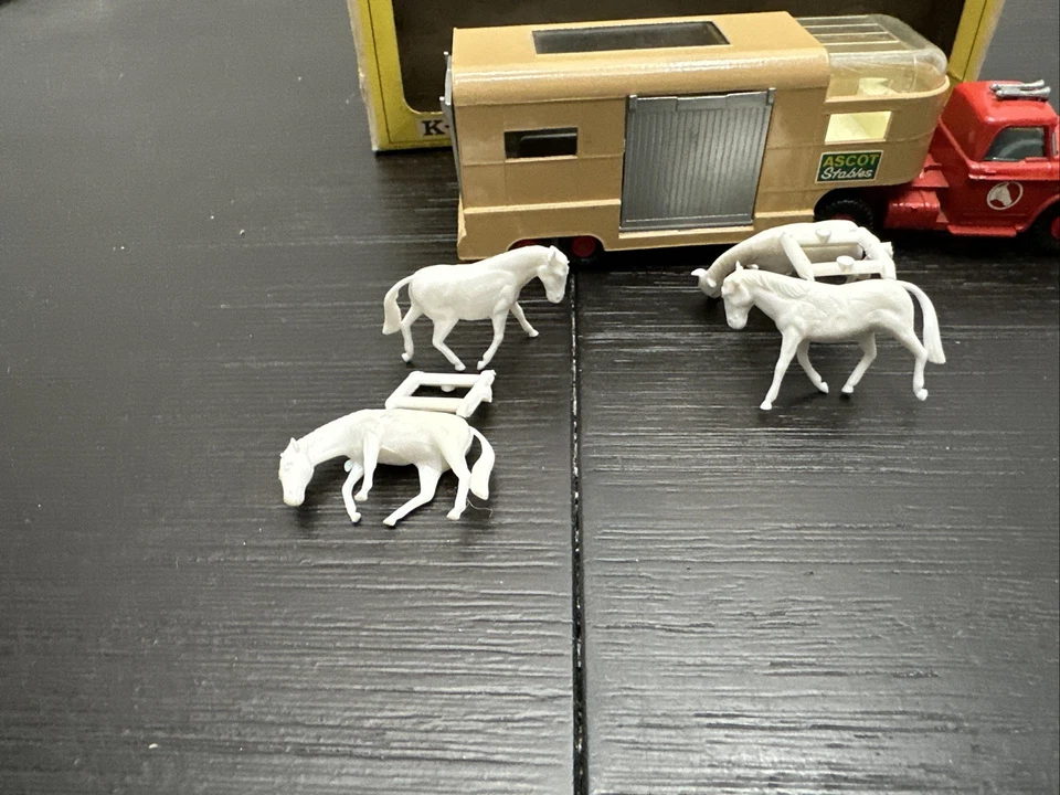 Lesney Matchbox King Size K-18 Articulated Horse Van Vintage Circa 1960s + Box - Image 2 of 4