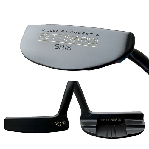 BETTINARDI BB16 ELITE PANAL NEGRO FRESADO MAZO MEDIO PUTTER ¡Eje negro! 🔥