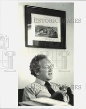 1986 Press Photo Peter North, worked as Chief Executive for 41 companies
