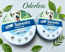 2PACK Adjustable Dogs Collar for Small Dogs Soft Durable Comfortable Pet Collar