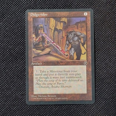 Wizards MTG Didgeridoo Homelands Artifact Regular English Rare 1995 105