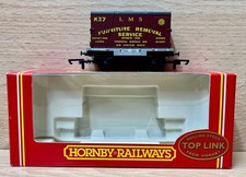 Hornby 'OO' Gauge R6013 L.M.S. "Furniture Removal" Conflat & Container Boxed.