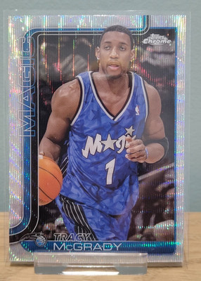2025-26 Topps Chrome Tracy McGrady #245 Silver Wave Refractor Magic