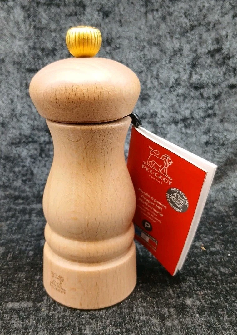Peugeot Clermont Pepper Mill Light Natural Beech Wood 13cm NEW 2 Available U1S4
Opens in a new windo