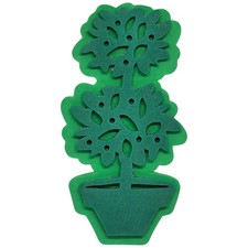 Decorative Foam Potted Plant Shaped Floral Craft Embellishment Green