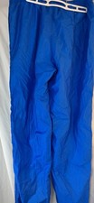 Y2K Vintage Head Nylon Windbreaker Lined Track Jogger Pant Mens Blue 90s Medium